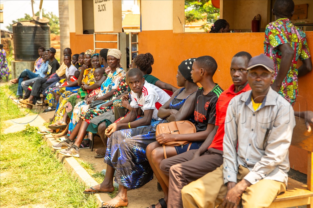 A section of patients waiting to be served during the ongoing Serere Dental Health Camp.