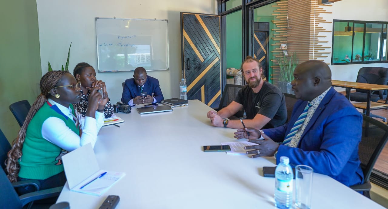 Kijani Forestry and Muni University officials at the event in Gulu city. Courtesy photo