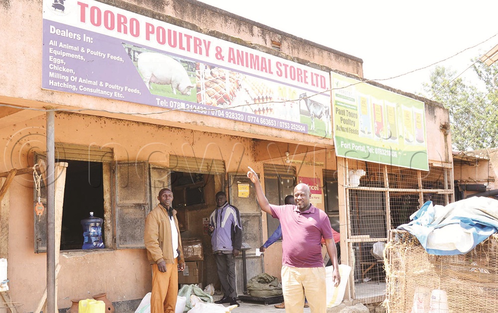 Tooro Poultry and Animal Stores Ltd in Kabarole district. Rubaire  attributes his success to adopting excellent management practices. 