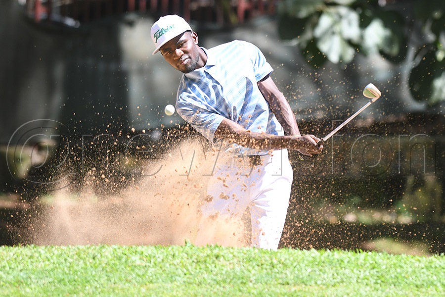 Zambian Gilbert Chalwe slipped after the third round at Kitante, August 27, 2026. Photo by Michael Nsubuga