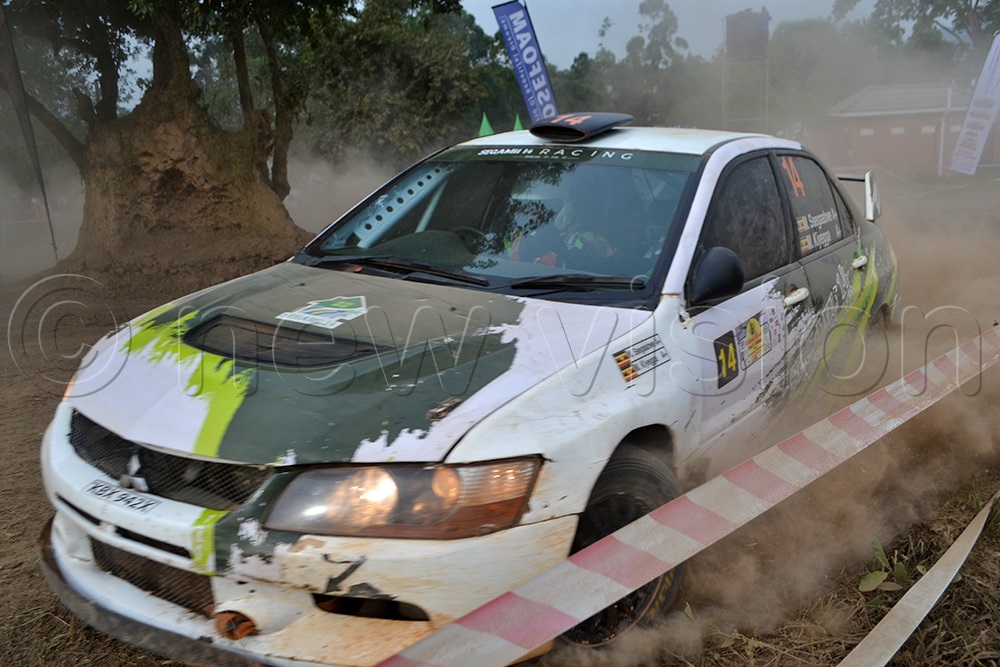 Rally ace Musa Ssegaabwe posted a cumulative time of 41 minutes, 52 seconds and 07 microseconds (0:41:52:07). (Photo by Gerald Kikulwe)
