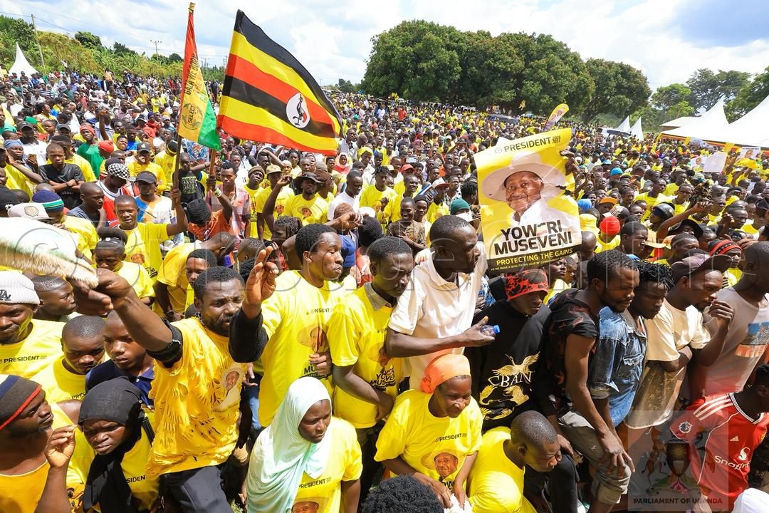 Abawagizi ba Museveni Nga bakung'anye e Iganga