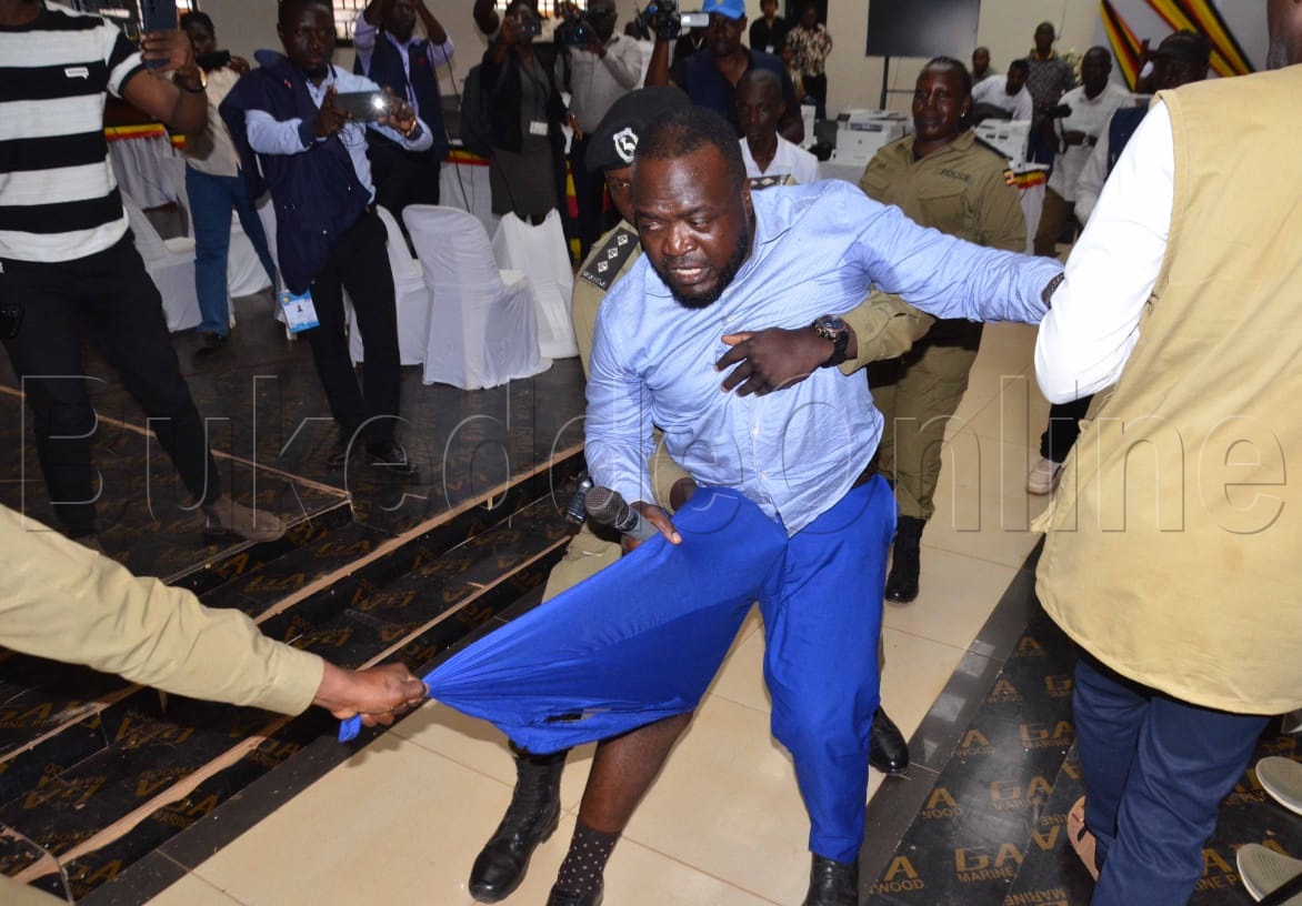 Najja Nasiif abadde ku Card ya NUP nga yecanga okuwakanya obuwanguzi bwa Ian Kyeyune