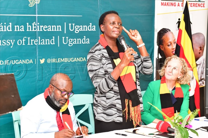 Turyagyenda encouraged the teachers to use the opportunity to learn from Ireland while remaining open to new ideas. (All Photos by Mpalanyi Ssentongo)