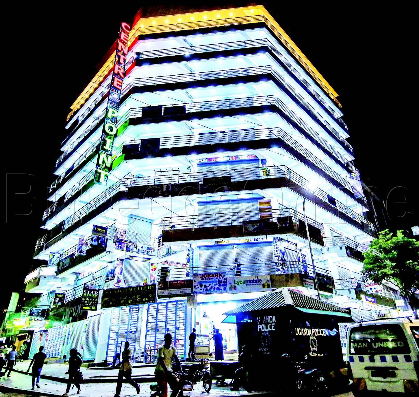 kizimbe kya Center Point ekisangibwa ku Burton Street mu Kampala obusukka kkubo bw’ekizimbe kya Mutaasa Kafeero.