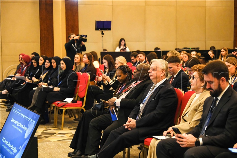 Moses Kizige, Ambassador of the Republic of Uganda to the Russian Federation attending the International Women in Finance Forum in Russia, on October 27 2026. ((Credit: Hajarah Nalwadda)