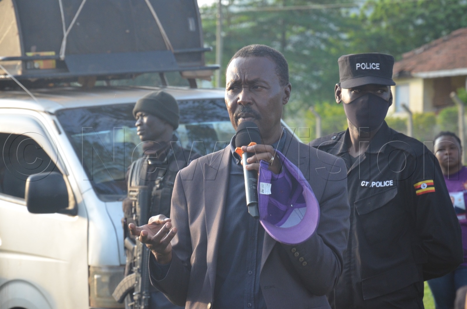 Maj. Gen. (rtd) Mugisha Muntu, the Alliance for National Transformation (ANT) presidential candidate. (Credit: Isaac Nuwagaba)