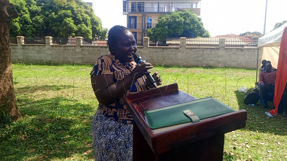  Florence Akello who has lived for more than a decade with a bullet fragment lodged in her head. (Photo by Christopher Nyeko)