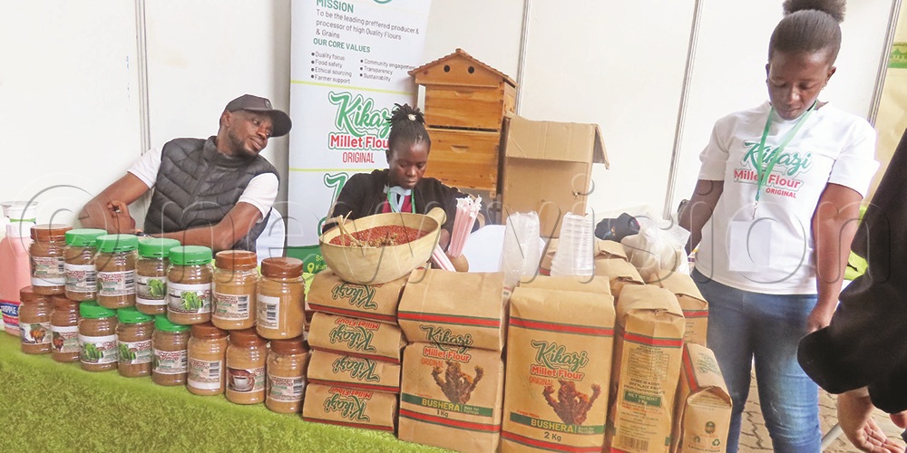 Diversity of processed agricultural products graced the fare at Hotel Africana.