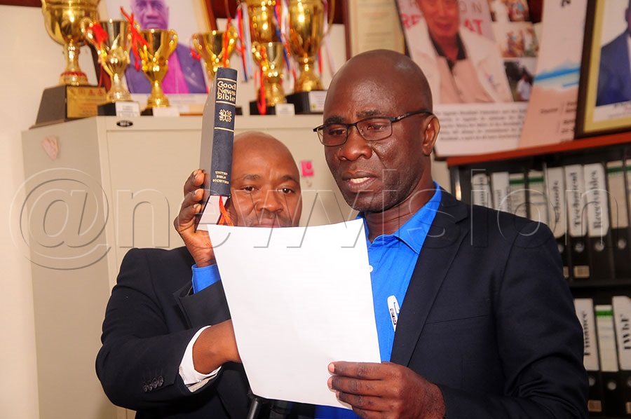 Johnson Were, the new Public Relations Officer. Photo by Gerald Kikulwe
