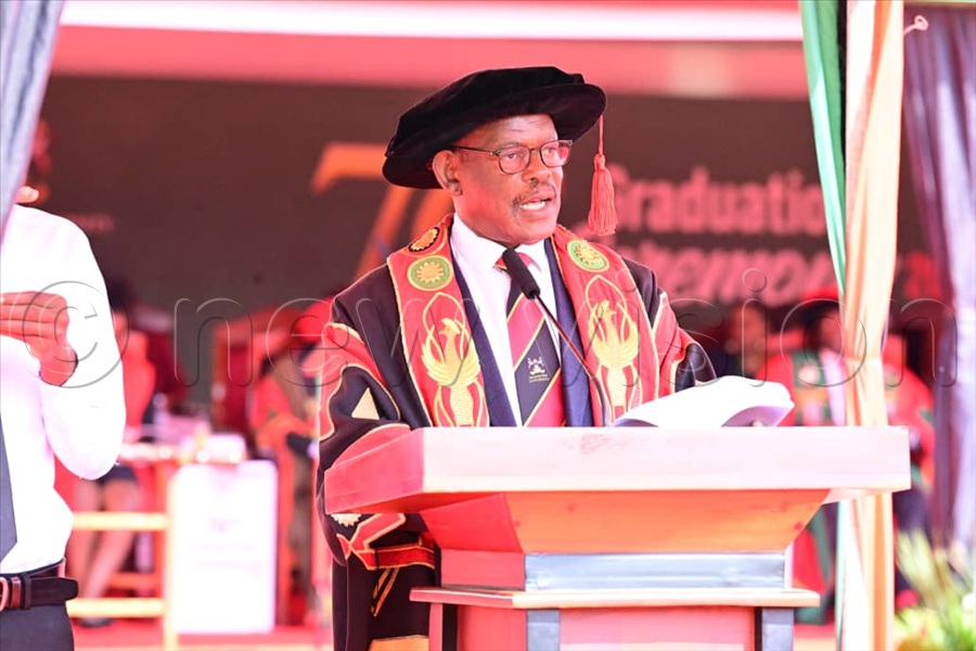 Nawangwe, in his introduction speech, celebrated that the university was presenting the highest number of candidates to be conferred with PhDs in a single sitting.