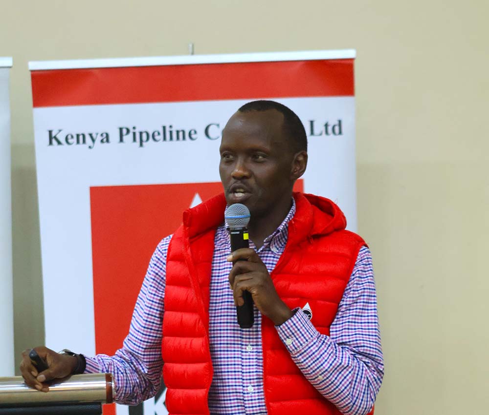 Joe Sang , former KPC CEO while in Uganda ahead of the firms IPO.