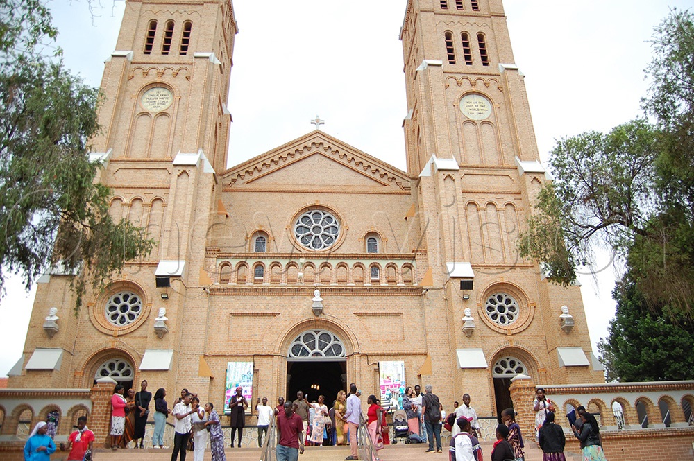 A spectacle of Christians at Lubaga Cathedral on Ash Wednesday. (Photo by Mathias Mazinga)