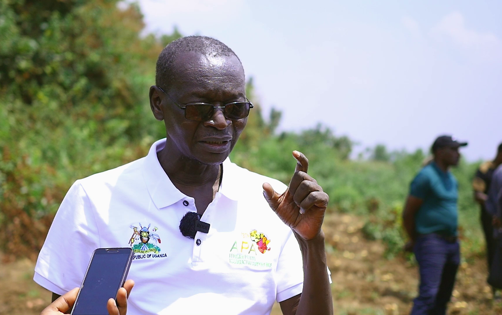 Dr Jerome Kubiriba, Director of Research at Kachwekano Agricultural Research and Development Institute, speaks about the newly released potato varieties. (Courtesy)
