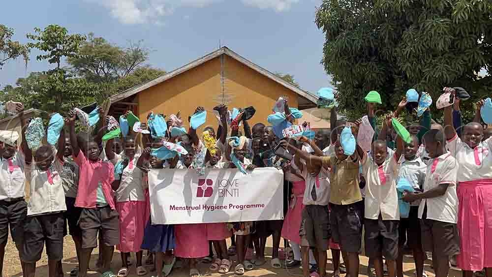 Some of the NGO initiatives is skilling young girls on making reusable pads. The NGO was named finalist for 2026.ORG Impact Awards set to take place in Washington DC in October 2026. (Credit: Aloysious Kasoma)