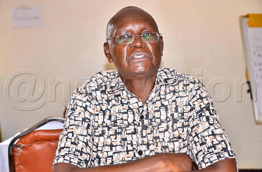 Prof. Joseph Obua, a Makerere University facilitator, addressing journalists during a workshop. Photo by Juliet Kasirye