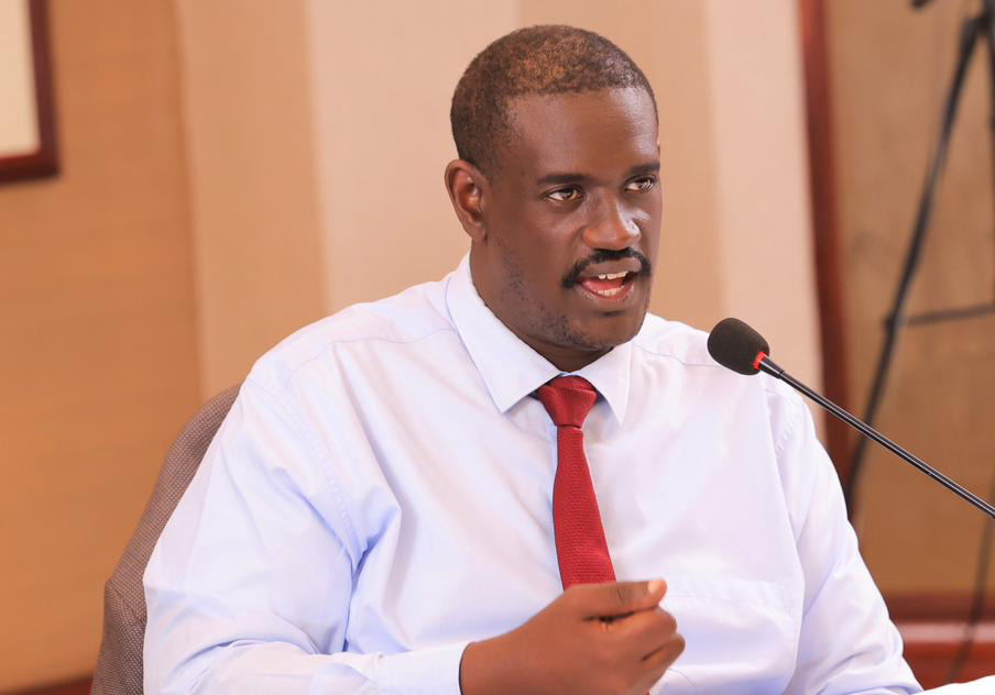 Senior Advocate Elison Karuhanga speaking during the JSC Conversations on Wednesday, March 18, 2026. (Courtesy photo) 