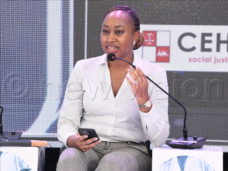 Christabel Abewe, Health Financing Officer WHO, Uganda. (All Photos by Mpalanyi Ssentongo)