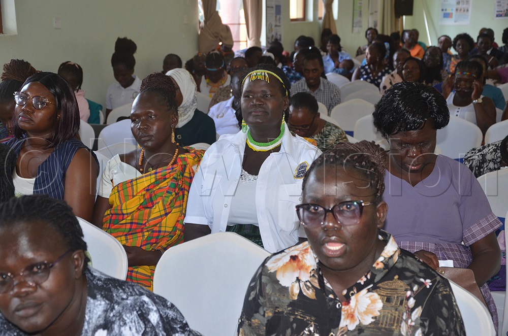 Midwives attend the two-day symposium at Hotel Leslona, Moroto. (Photo by Olandason Wanyama)