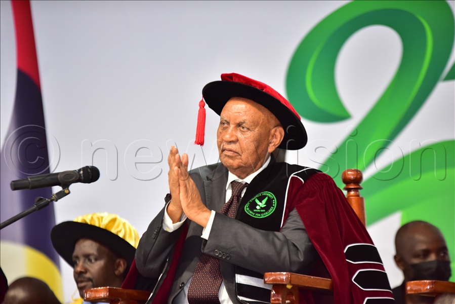 Prof. Mondo Kagonyera, the KU Chancellor, urged graduands to reflect on the ethical dimensions of AI advancements, insisting that technology without values can lead to unintended consequences.