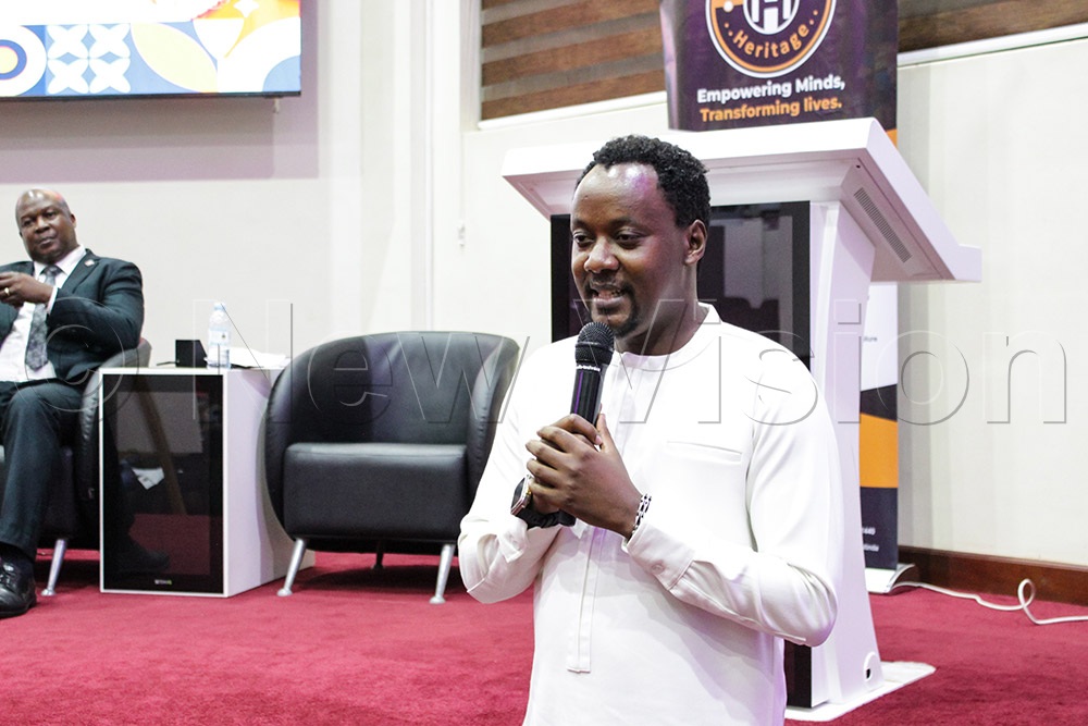 My Heritage (MH) African Foundation founder, Gardner Rwakiseta Herbert, said the initiative is not merely about putting books in schools, but creating opportunities for young people to develop their potential. (Credit: Aloysious Kasoma)