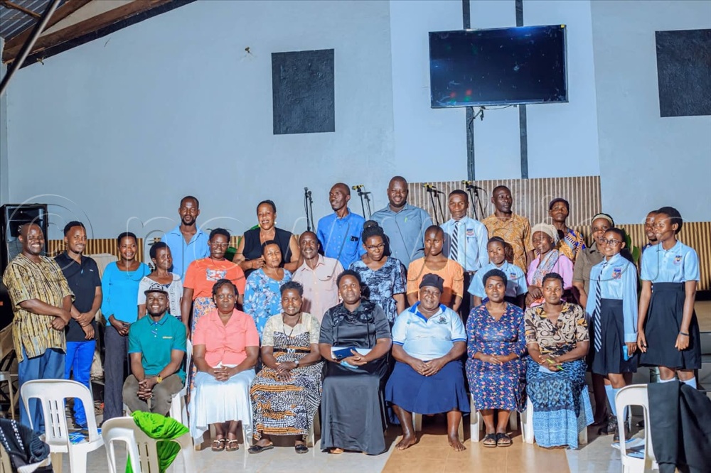 Representatives from CSOs and Kabarwana Pentecostal church leaders after the training.