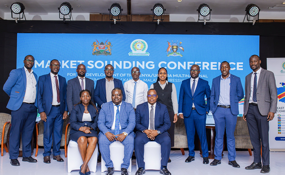 Delegates at after the Tuesday Market Sounding Conference in Kampala.