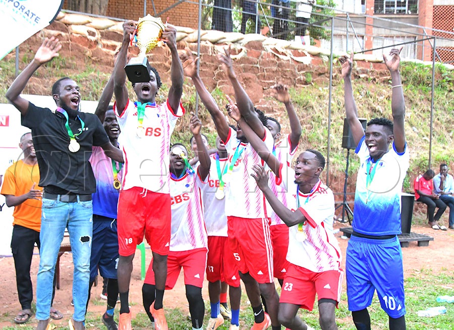 CHOMA players celebrate after winning the 2025 UJA Media football Gala. Photo: Silvano Kibuuka