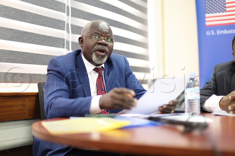 Dr Alfred Driwale, the commissioner Human Resource Development at the health ministry said SupraHub represents a major investment in building health worker capacity for disease prevention, surveillance and outbreak response. (Photo by John Musenze)