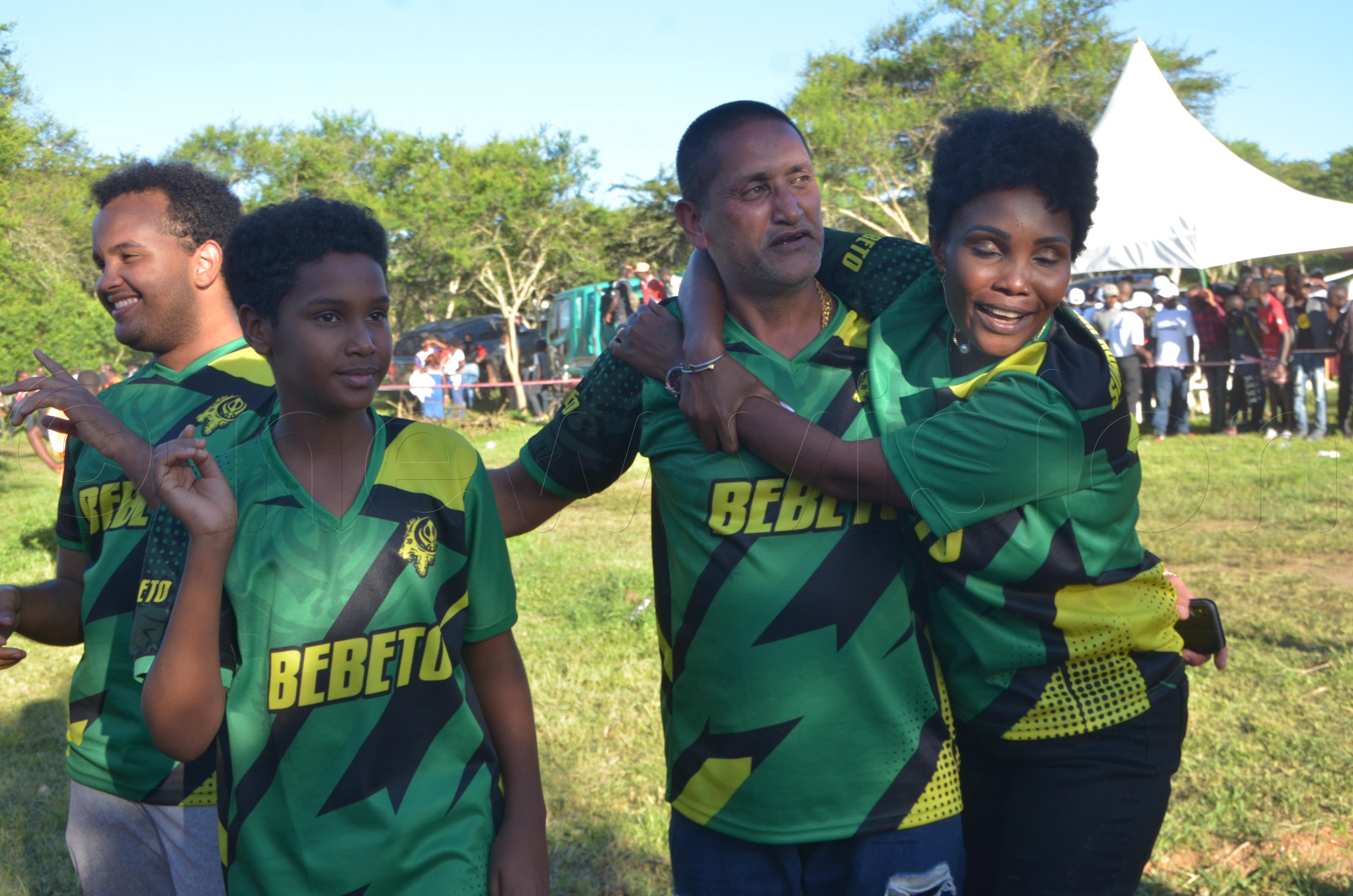 Bebeto family happy as they followed his progress