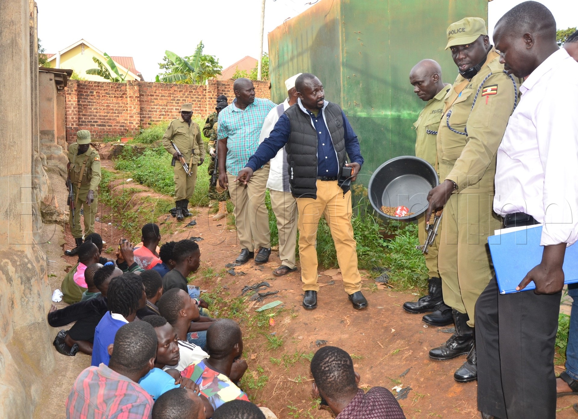 Poliisi ng'eraga byesanze n'abavubuka