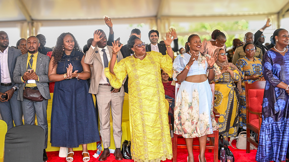 Guests present at the thanksgiving ceremony. (Courtesy)