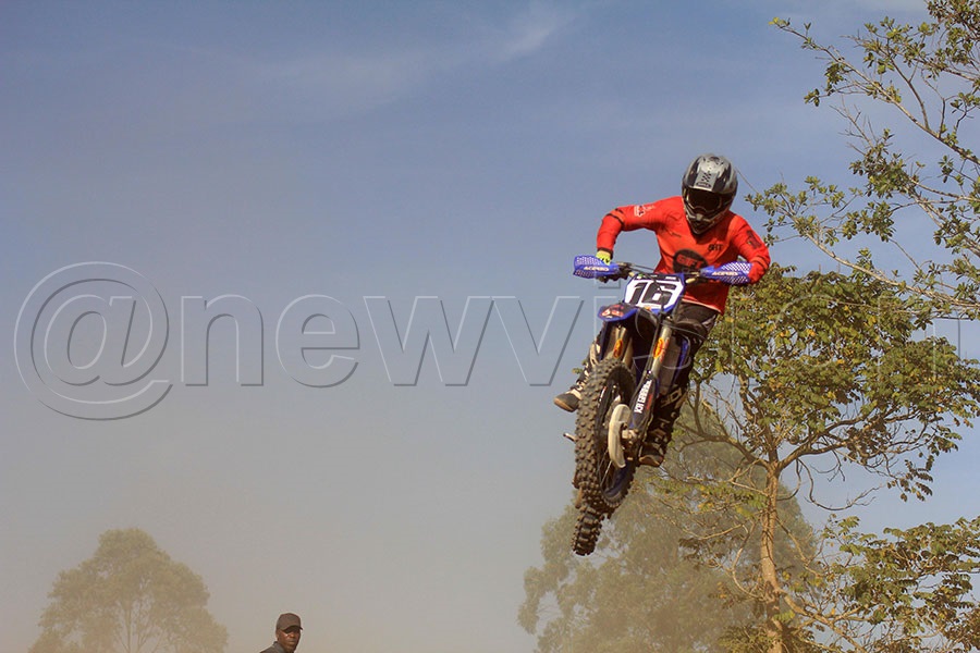 Gift Ssebuguzi in action. PHOTOS: Gerald Kikulwe