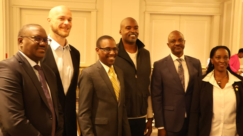 The Uganda delegation was received and hosted by Robie Kakonge, Uganda Ambassador to Washington, DC and Head of Mission. (Courtesy)