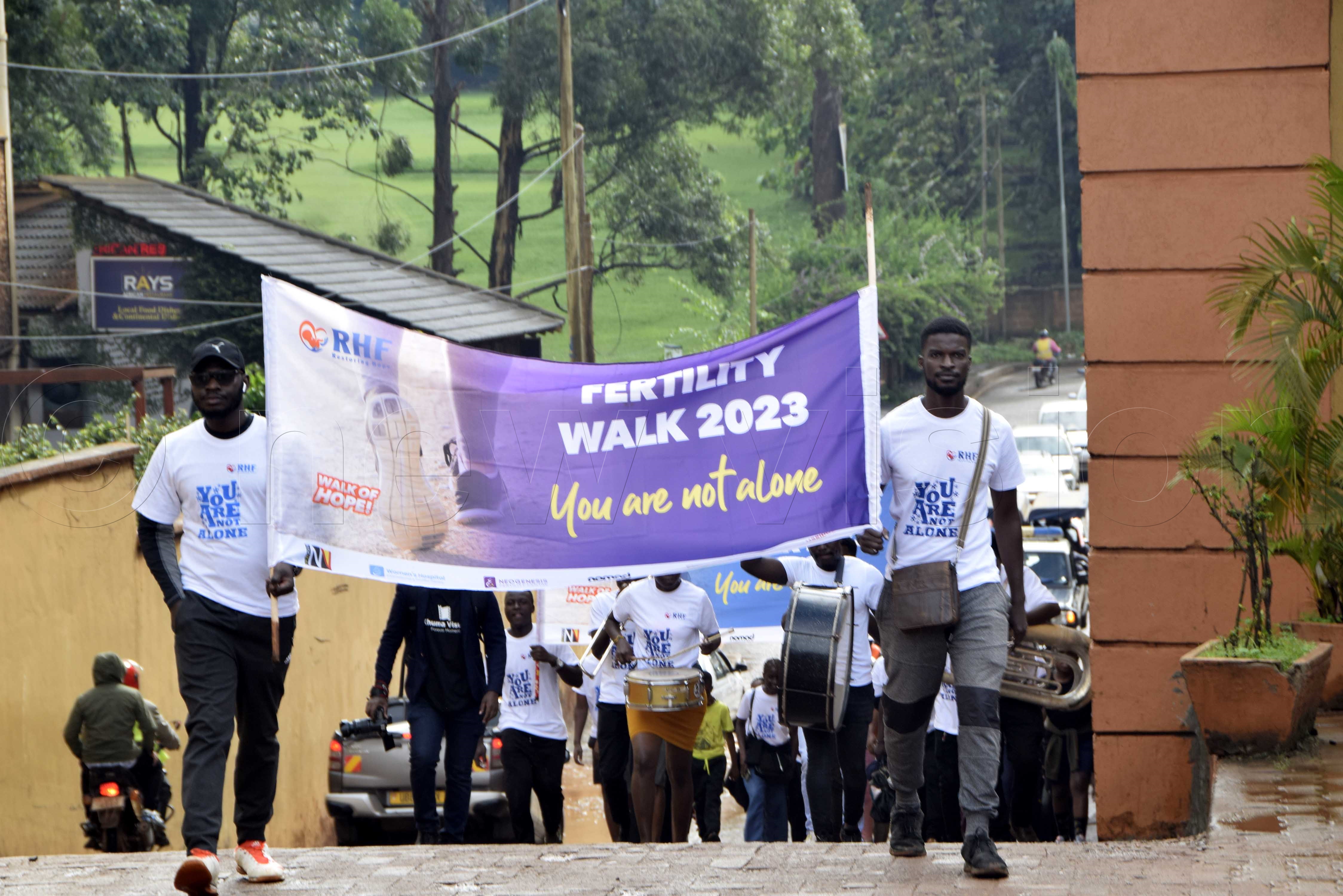 PICTORIAL Uganda launches firstever fertility walk New Vision Official