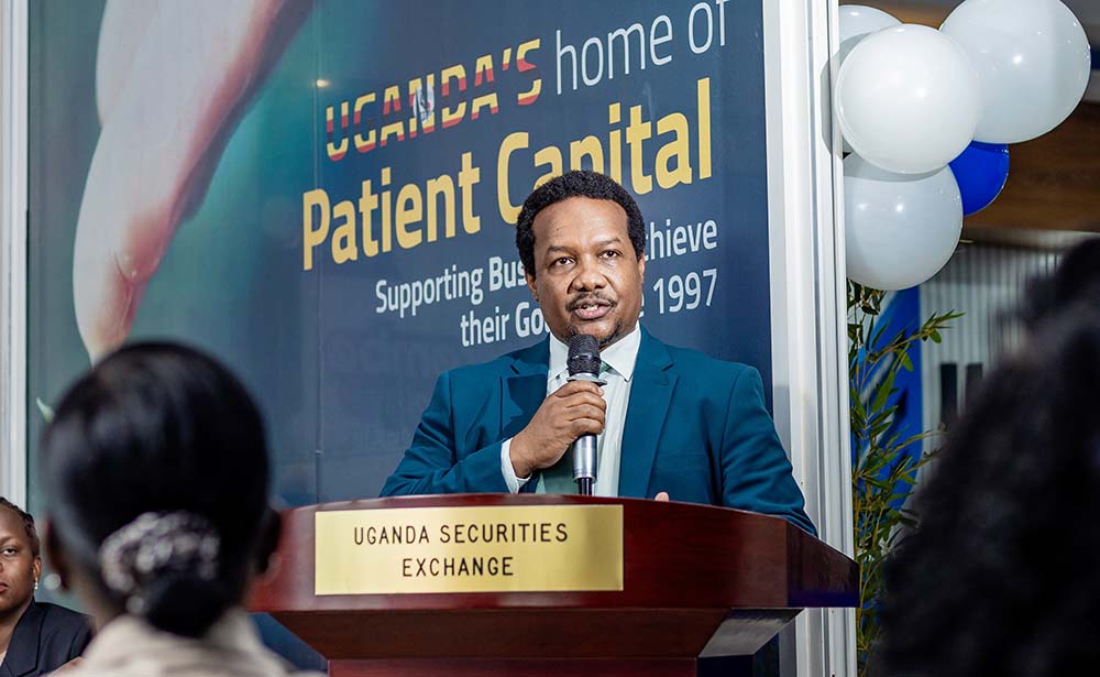 Bwiso delivering his remarks