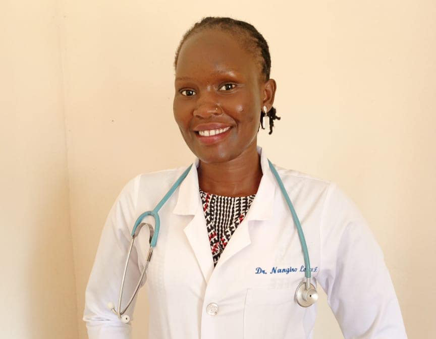 Dr Loyce Faith Nangiro, a clinician at Amudat General Hospital. (Courtesy)