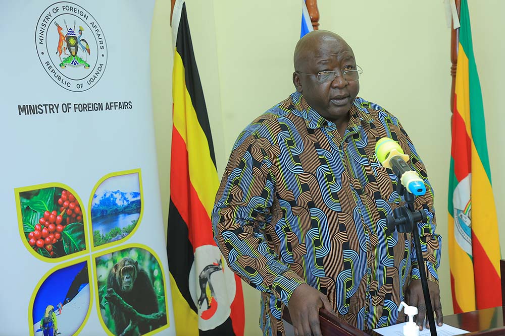 Minister Henry Okello Oryem. (Credit: X/@UgandaMFA)