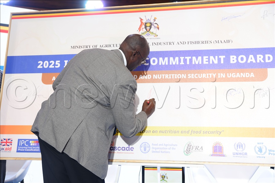 Rwamirama credited government commitment for improvements in some areas, but named climate change and a global funding squeeze for refugee support as major challenges. (Credit: Alex Balimwikungu)