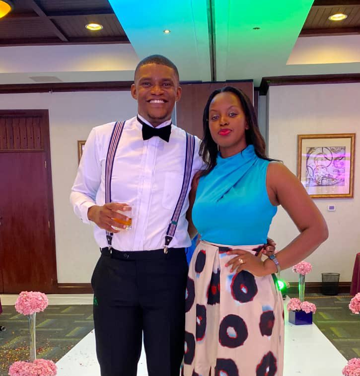 Andrew Kabuura and his wife Flavia