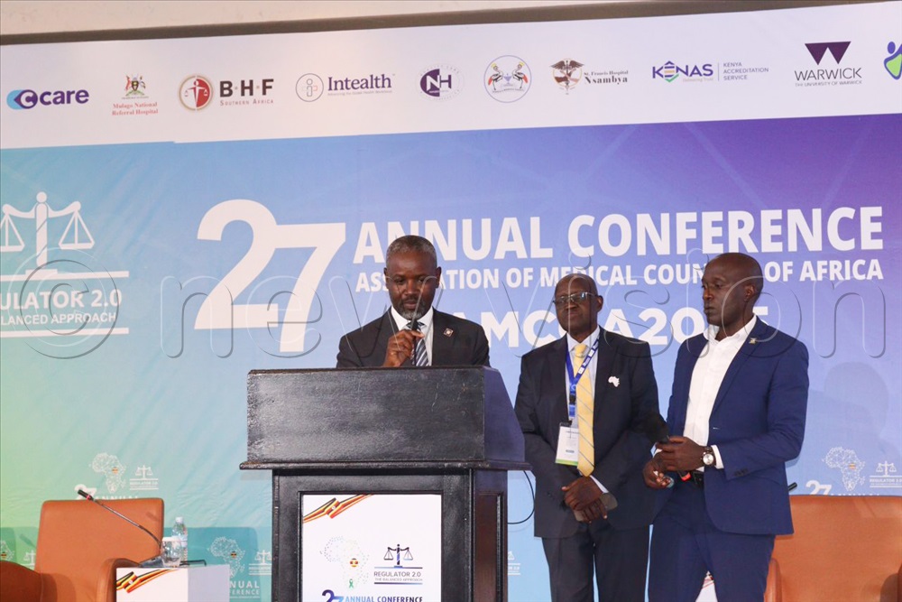 The Deputy Speaker, Rt. Hon. Tayebwa Thomas who was the chief guest urged medical regulating councils in Africa to maintain public trust in their duties.