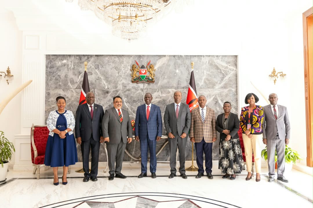 President Ruto With The Ugandan Delegation In Nairobi Over The Weekend