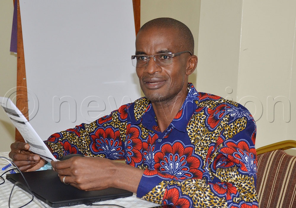 Jotham Mubangizi, the UNAIDS strategic information advisor. (Credit:  Agnes Kyotalengerire)