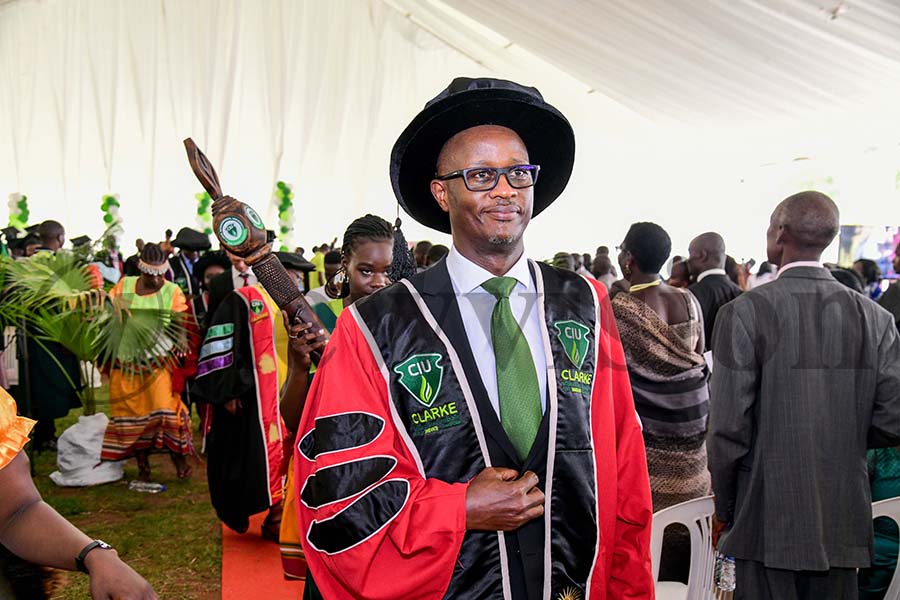 The new Chancellor, Prof. Moses Galukande