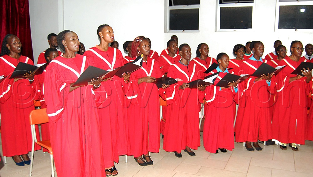 Christ the King Church Choir in action during the launching of their 90th anniversary celebrations at the Church in Kampala on May 20, 2026. (Photo by Mathias Mazinga)