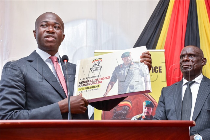 Kabanda noted that there is no conflict between the two (Gen. Muhoozi and President Museveni), adding that "the journey has started now." (All Photos by Simon Peter Tumwine)