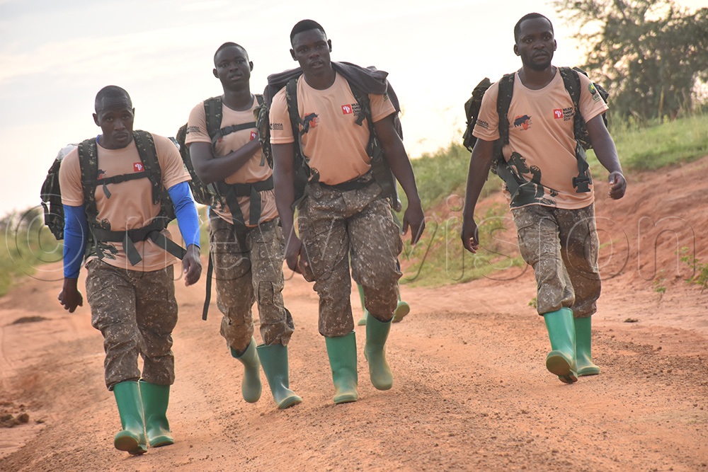 Participants in the Wildlife Rangers Challenge 2026 on Saturday, 19, 2026. (Photo by Gerald Tenywa)