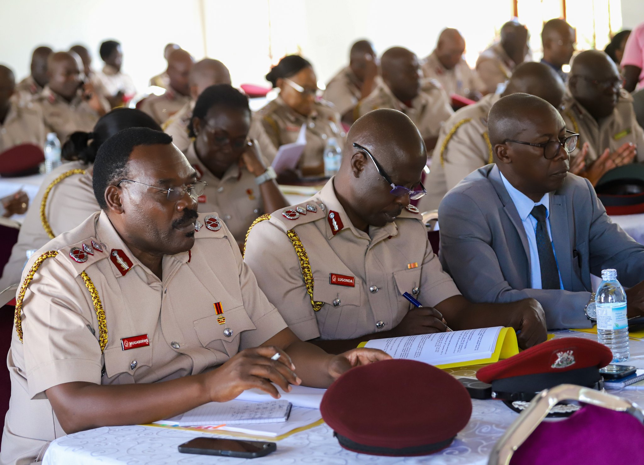 Senior officers attending the Prisons Council.