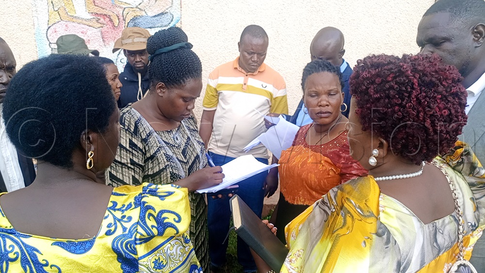 The tallying of votes for the Tororo Woman MP NRM primary election resumed after contestants reached an agreement. (Credit: George Ofwono)