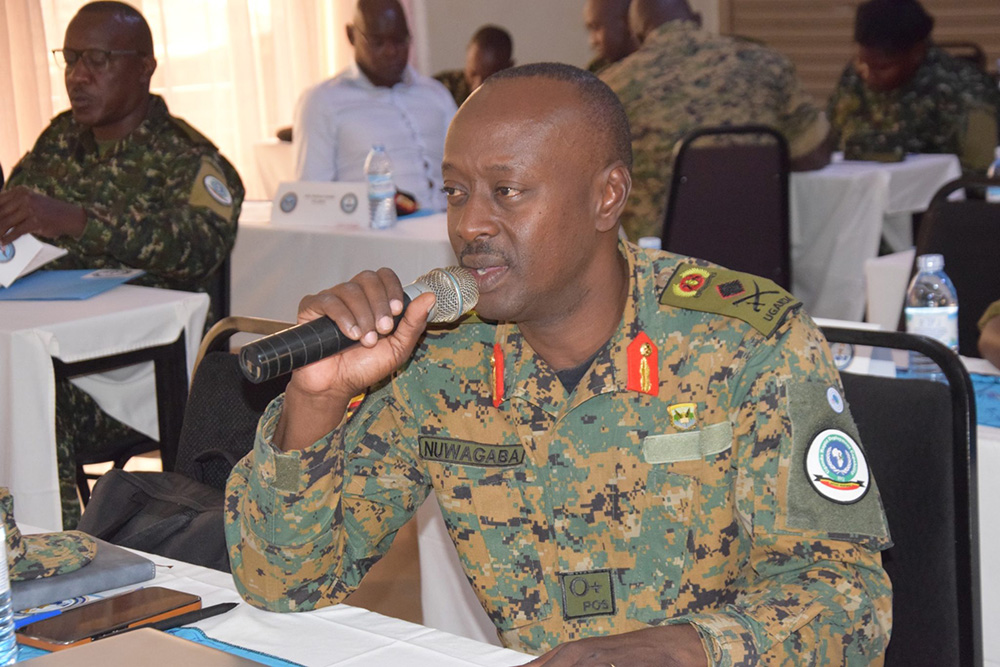 At the opening on Monday, 8th September, Brigadier General Ernest Nuwagaba, Commandant of the Uganda Rapid Deployment Capability (URDC) under the Uganda Peoples’ Defence Forces (UPDF), presided over the opening ceremony. (UPDF Photo)